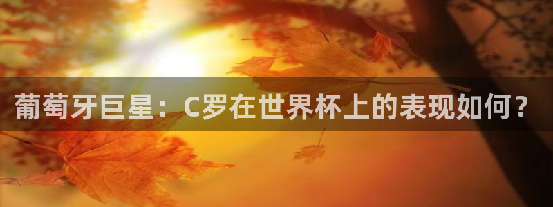 2026足球世界杯赛程：葡萄牙巨星：C罗在世界杯上的表现如何？